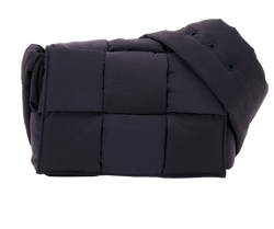 Padded Cassette Shoulder Bag, Nylon, Navy, A00582750Z, DB, 3*